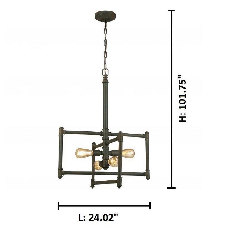 Wymer 4 Light Pendant Bronze - EGLO