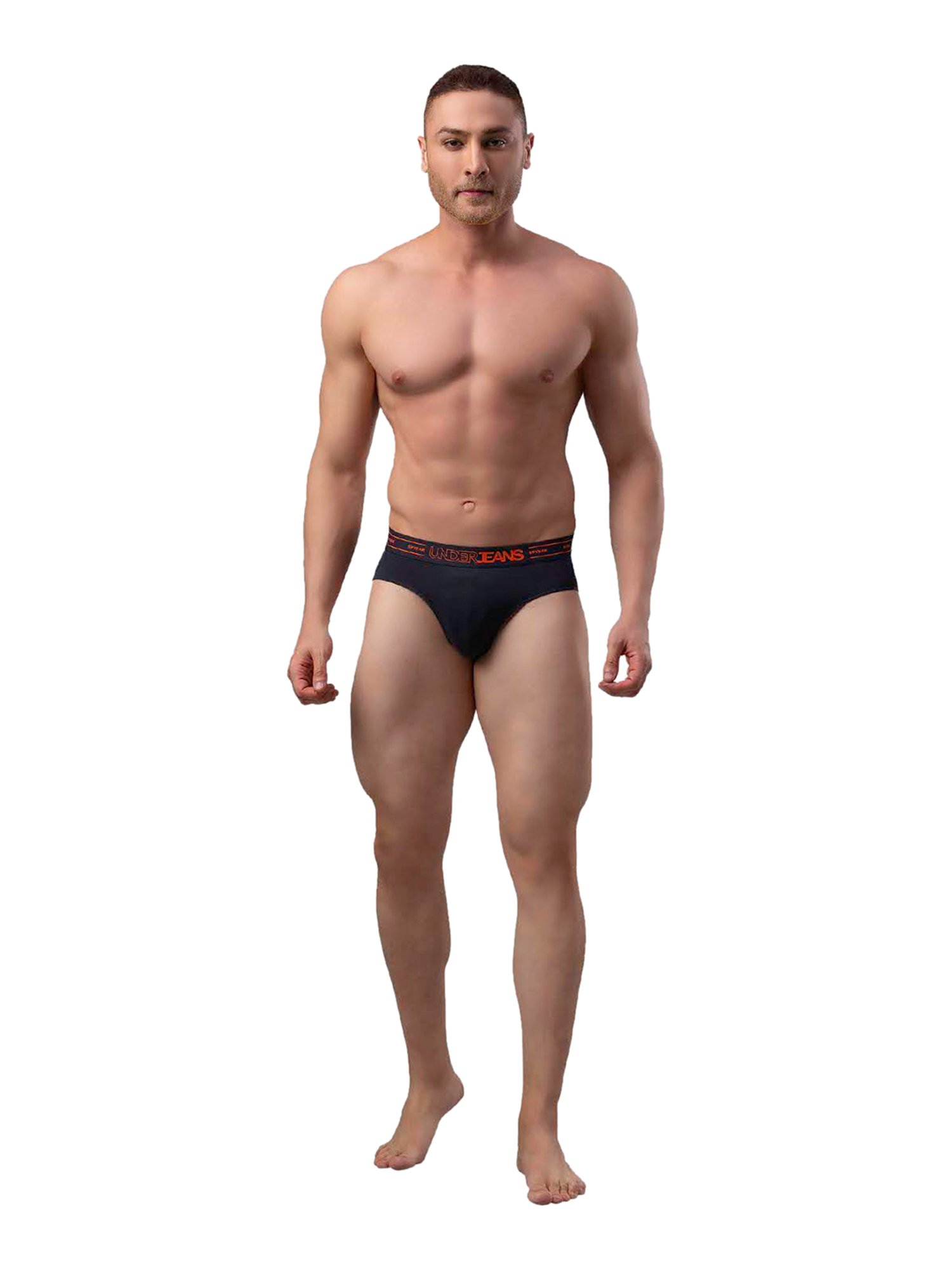 UnderJeans by Spykar Dark Blue Briefs