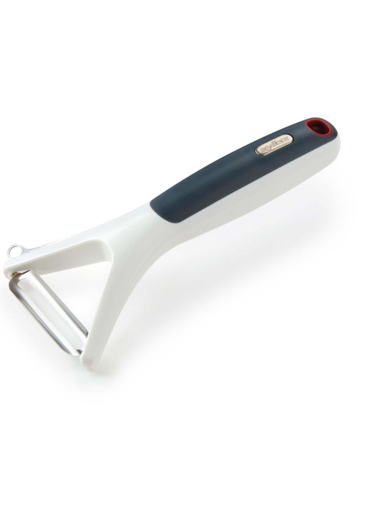 Zyliss White & Silver Plastic Peeler - Set of 1