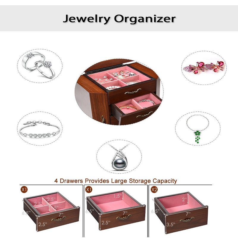 24 Small Jewelry Gift Boxes with Floral Design for Ring Pendant Necklace Display