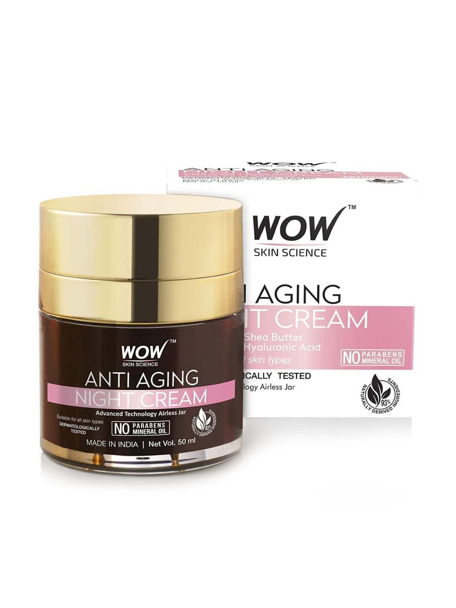 WOW Skin Science Anti Aging Night Cream - 50 ml