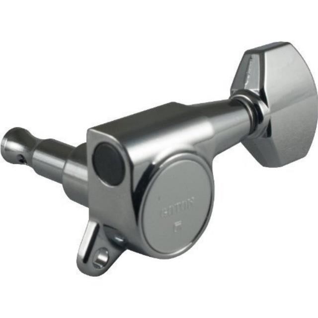gotoh schallerstyle knob chrome tuners 6inaline
