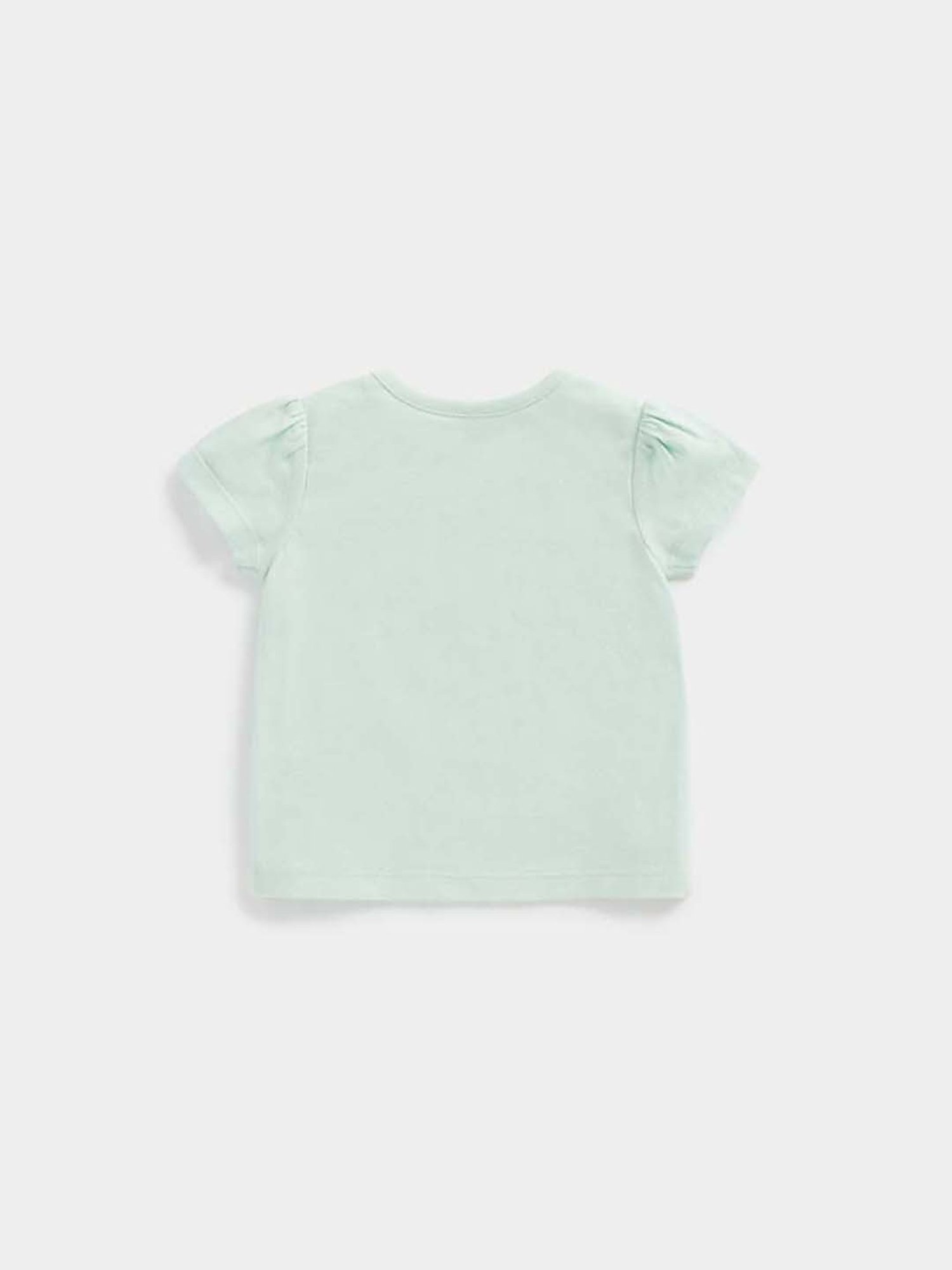 Mothercare Kids Green Cotton Printed T-Shirt