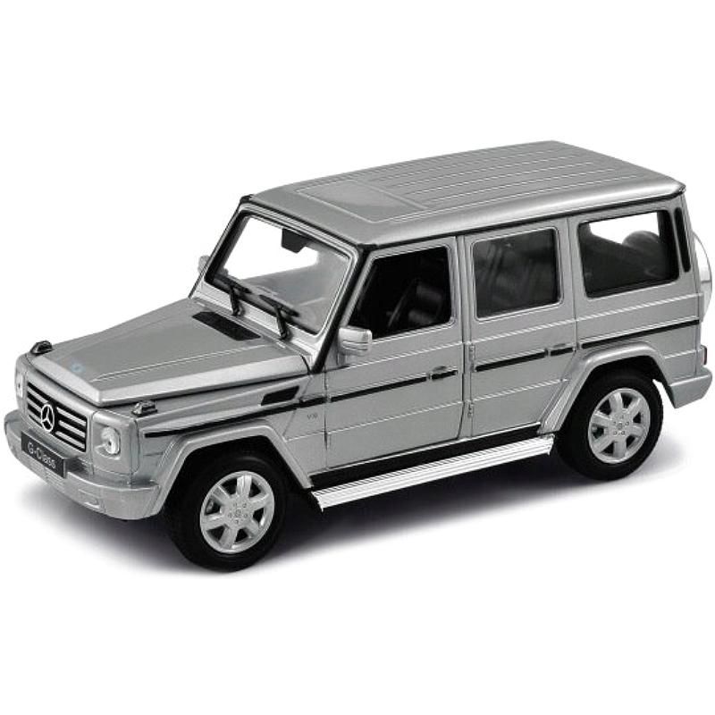 Mercedes Benz G Class Wagon Silver 1/24-1/27 Diecast Model Car by Welly