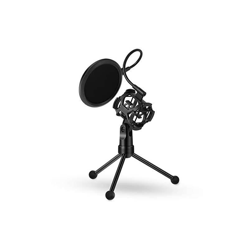 Microphone Shock Mount, Professional Microphone Shock Mount, 360 &deg; Adjustment/Precise Positioning, Suitable for Broadcast Studios, Recording Studios, Podcasts, etc.