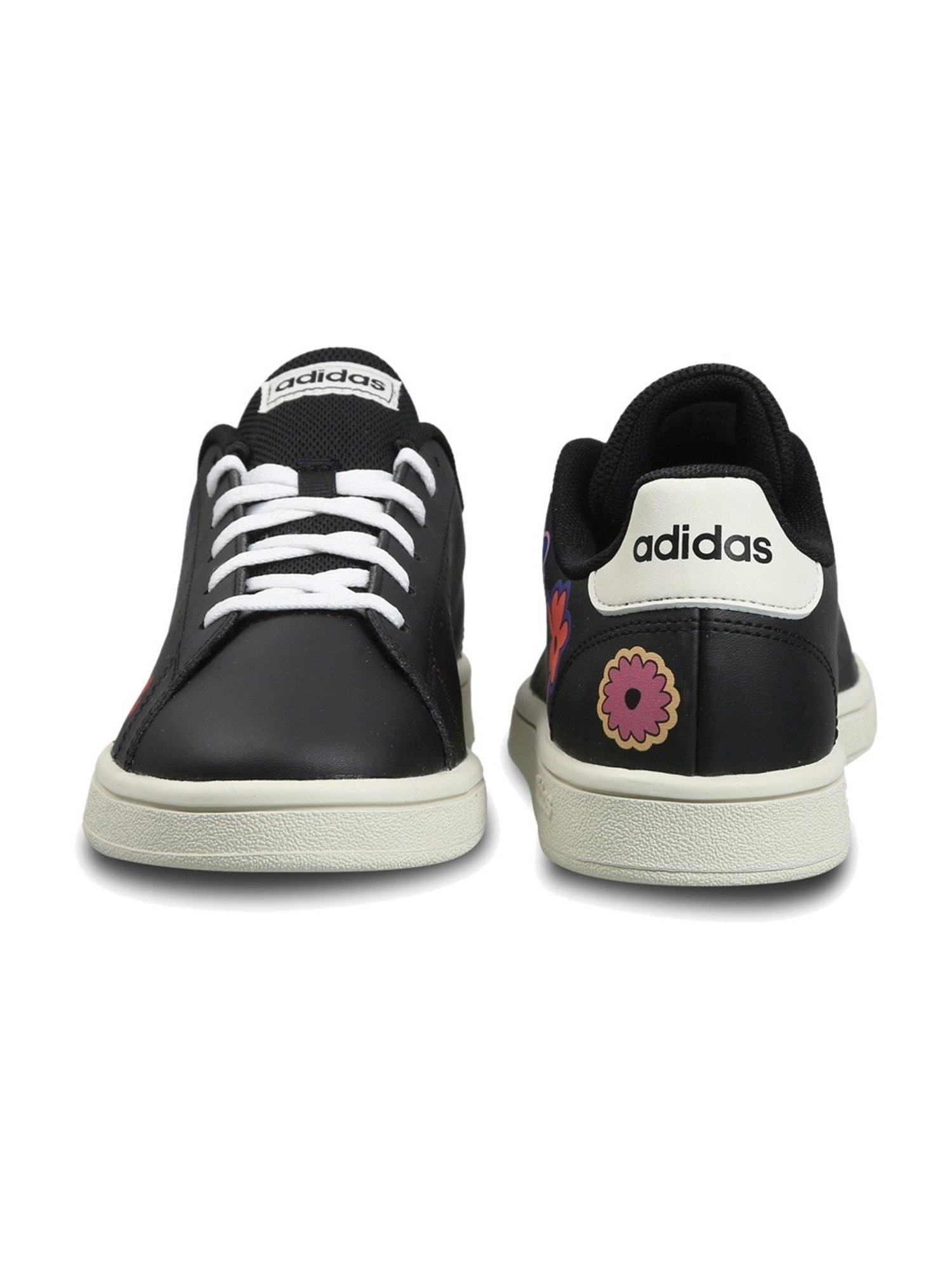 Adidas Women's ADVANTAGE BASE Black Tennis Shoes