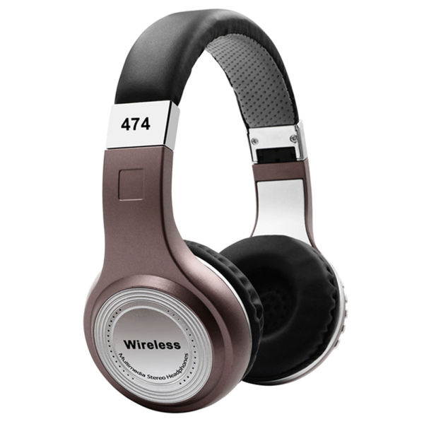 In-ear Bluetooth headset, Hi-Fi stereo wireless headset, foldable, soft storage protein earmuffs, with built-in microphone wired mode, suitable for online courses, home office, PC/mobile/TV