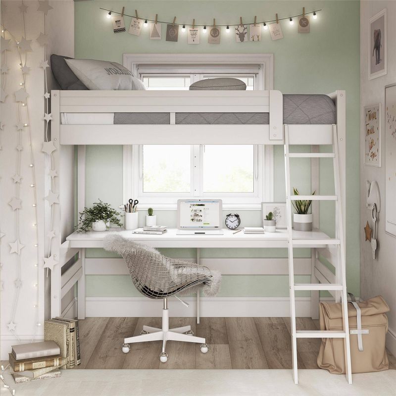 Harlan Loft Bed White - Dorel Living