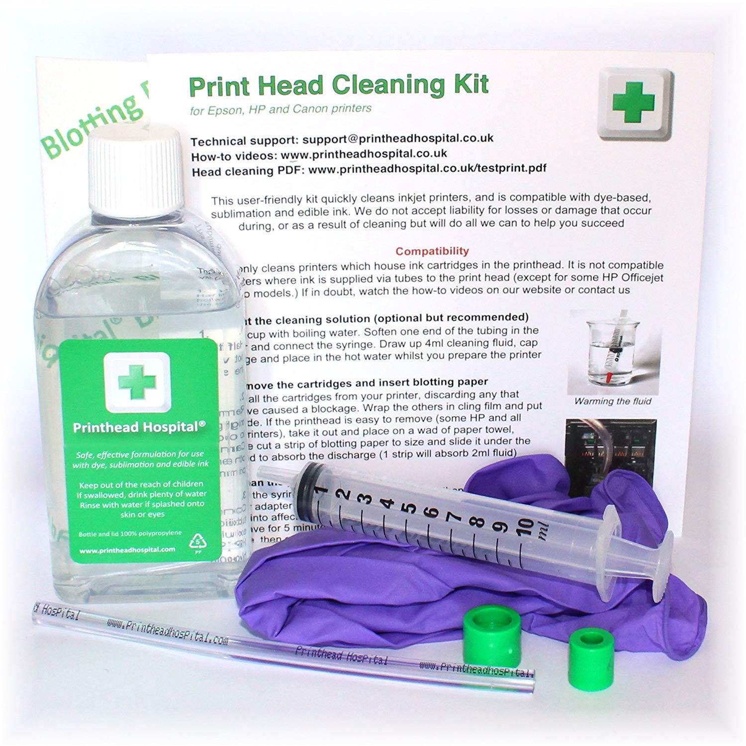 Canon Hewlett Packard HP Deskjet Officejet Photosmart Printer Cleaner: 5oz 150ml Kit