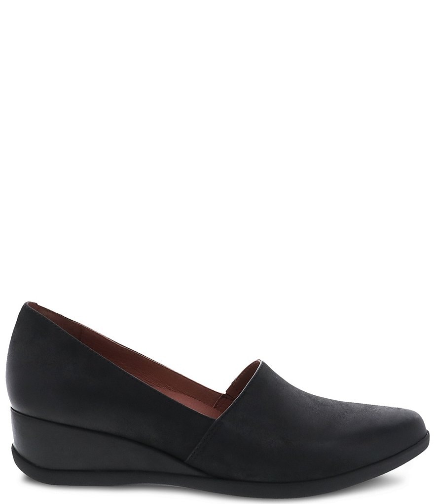 Donald Pliner Pelham Neoprene Mixed Leather Slip-On Wedge Sneakers