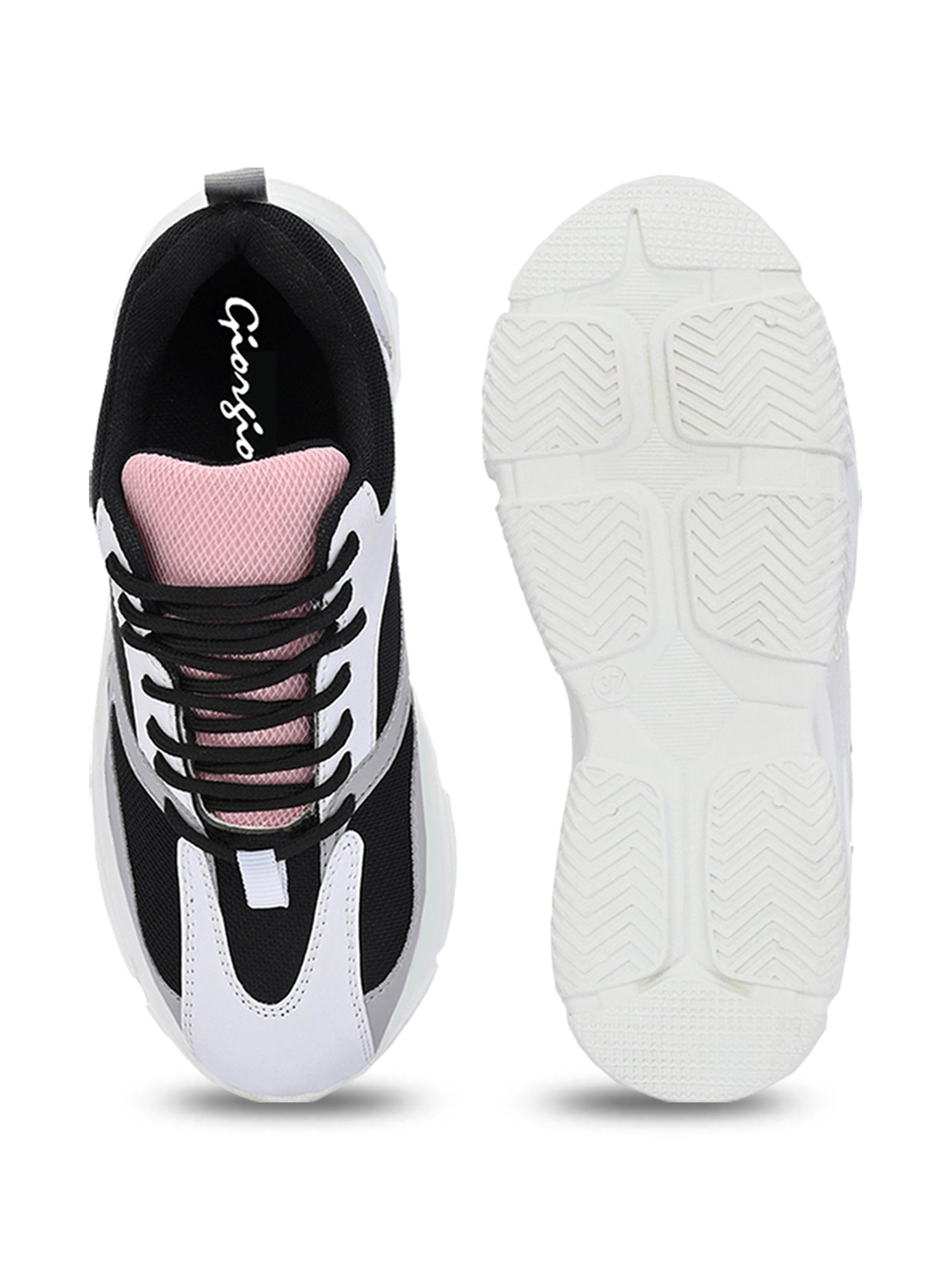 Giorgio Women's Black Running Shoes