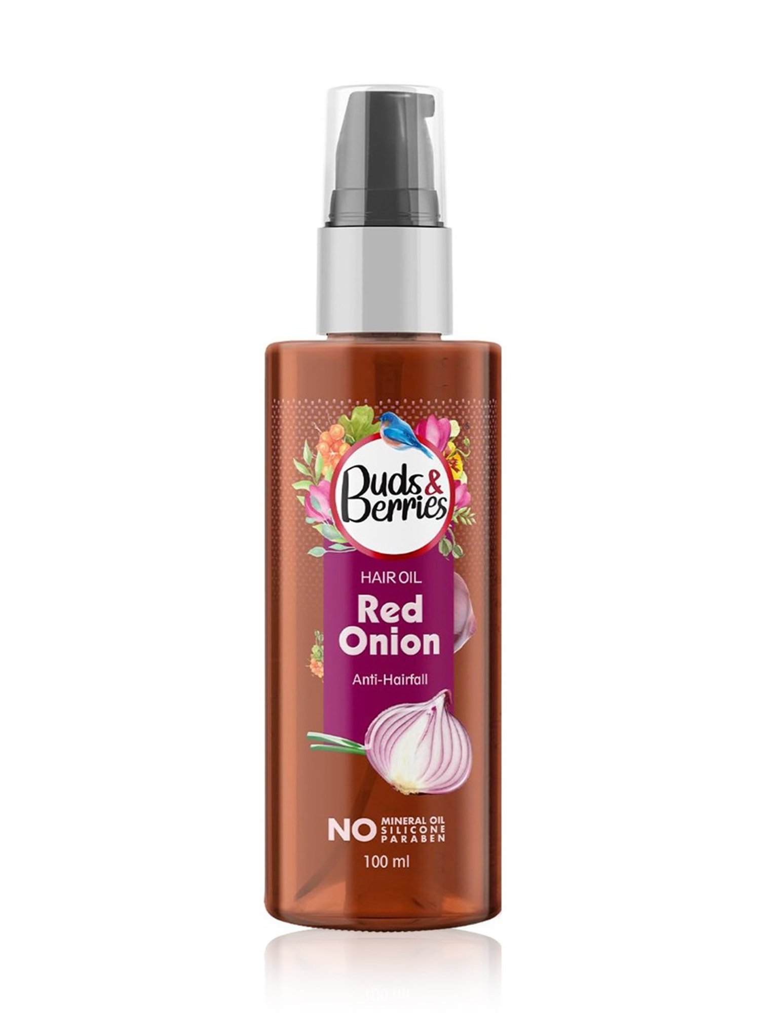 Buds & Berries Red Onion Anti-Hairfall Hair Oil - 100 ml