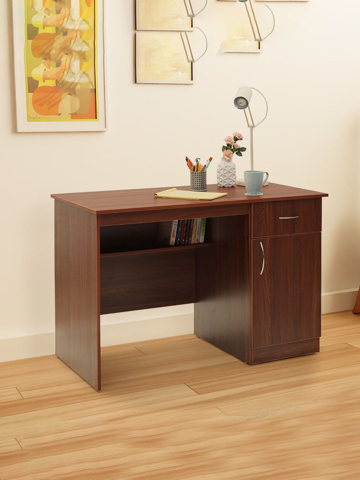 Green Soul Venue Black Engineered Wood Study Table