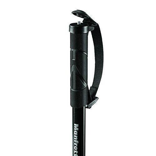 Manfrotto Compact Aluminum 5-Section Monopod, Black (MMCOMPACT-BK)