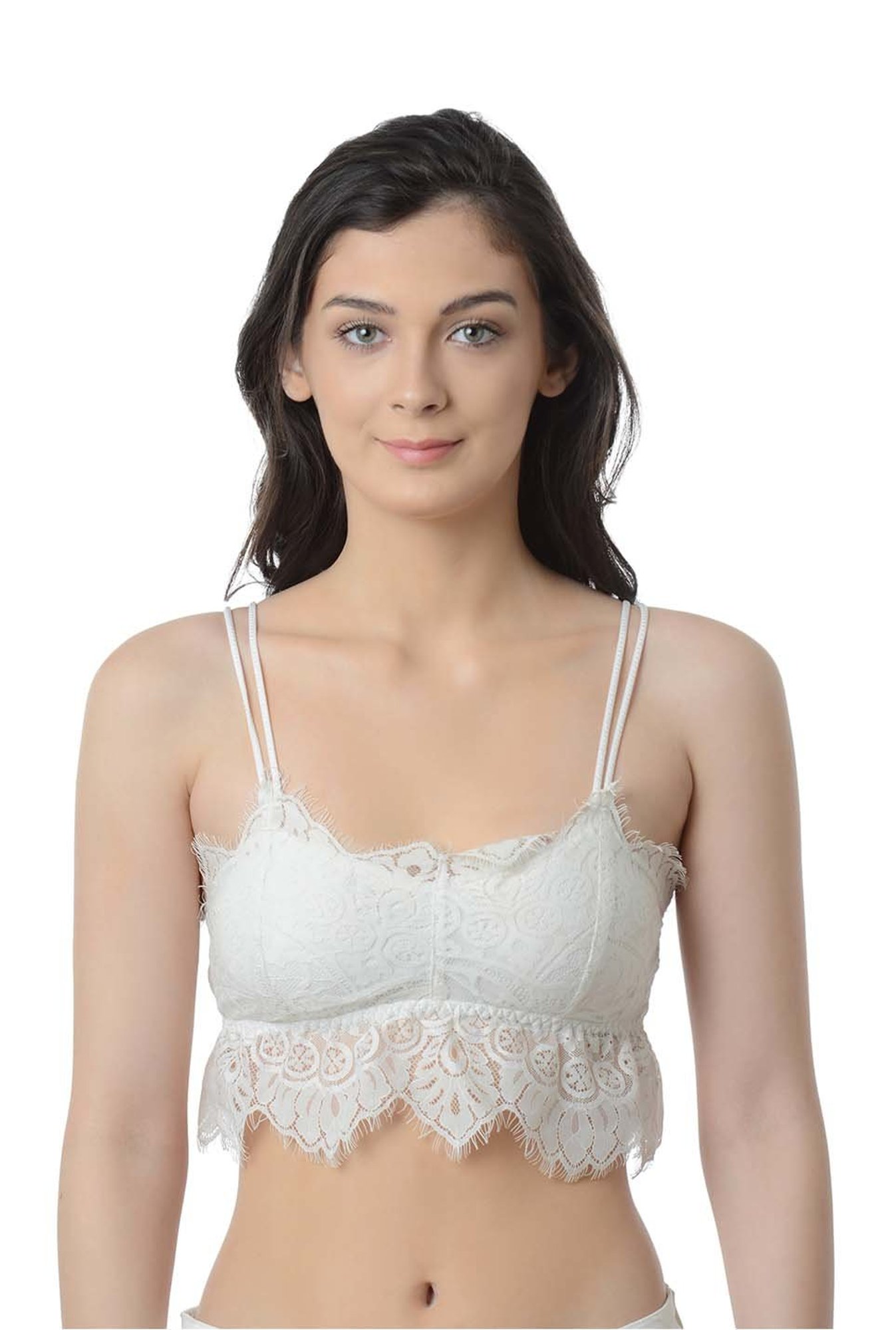 Da Intimo White Non Wired Non Padded Bralette