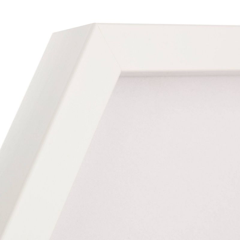 3pc Hexagon Dry Erase Chalkboard/Pinboard Wall Organizer Set White - Gallery Solutions