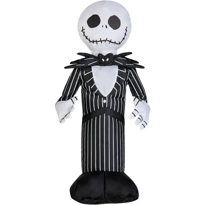 Gemmy Airdorable Airblown Jack Skellington Disney,  Tall, Multicolored