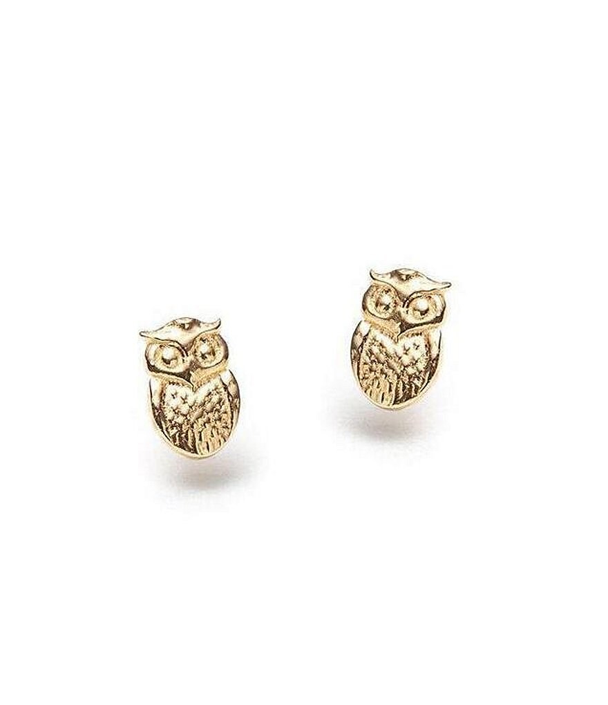 With Love Darling Wisdom Owl Stud Earrings