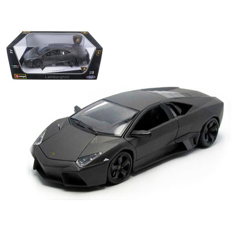 Lamborghini Reventon Matt Grey 1/18 Diecast Model Car by Bburago