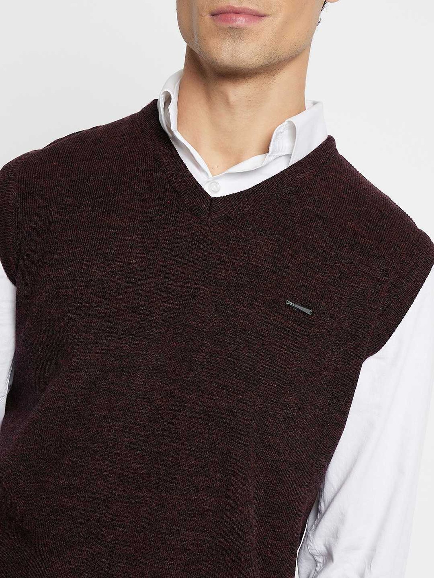 Duke Wine Mix Regular Fit Sweater