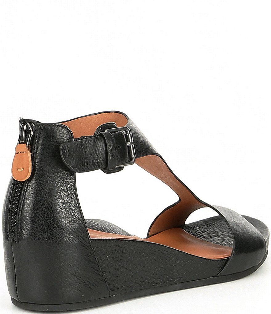 Gentle Souls Gisele Leather Wedge Sandals