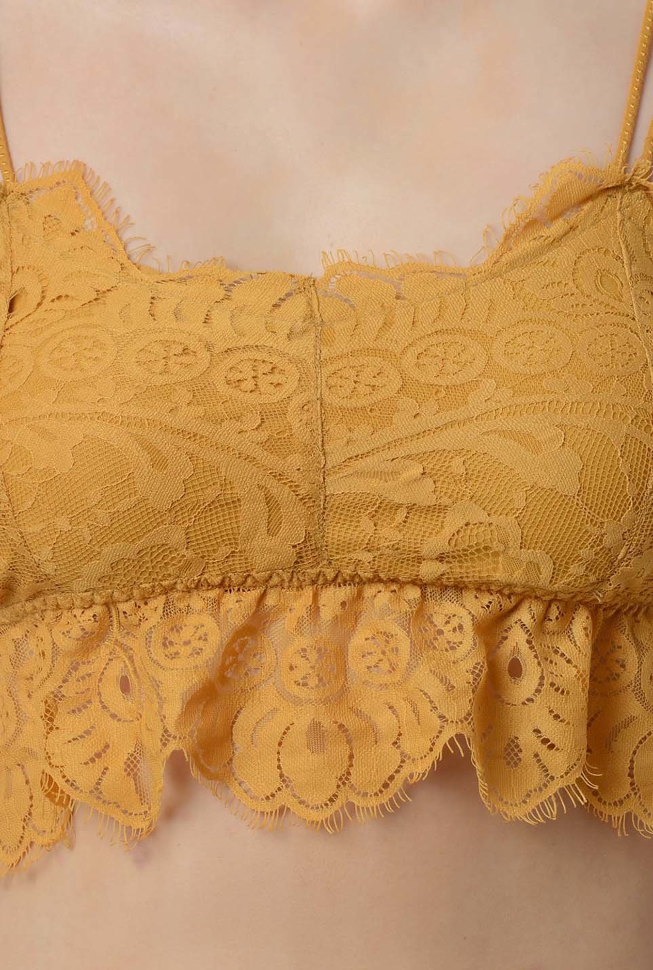 Da Intimo Yellow Non Wired Non Padded Bralette