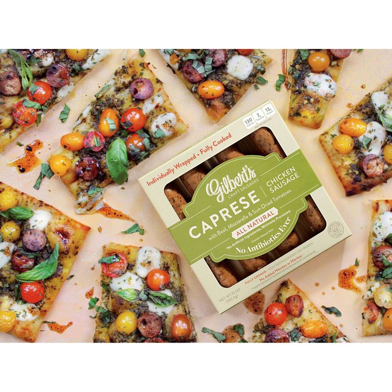Gilbert's Craft Sausage Caprese Chicken Sausage - 10oz