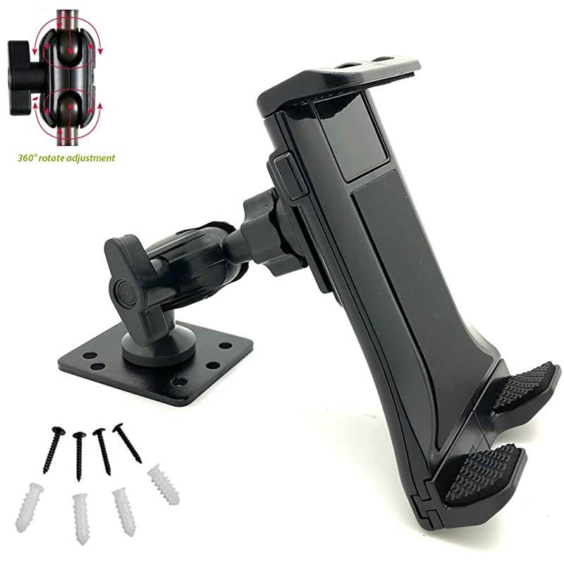 4" inch Jax Rigid Hard Heavy Duty ELD Compliant Metal Alloy Drill Mount for Smartphone & Midsize Tablet, fits i-Pad Air Mini Pro i-Phone 12 11 Pro MAX Galaxy Tab E S S20 S21 Note
