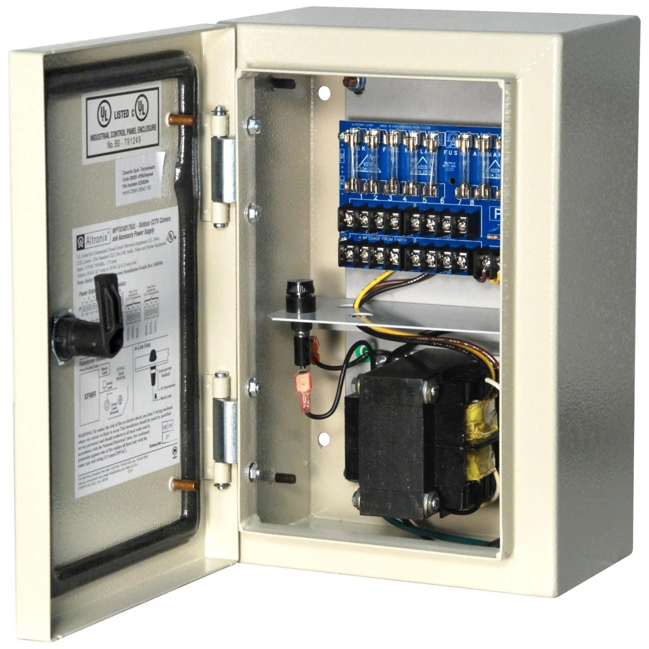 8FUSE POWER SUPPLY OUTDOOR