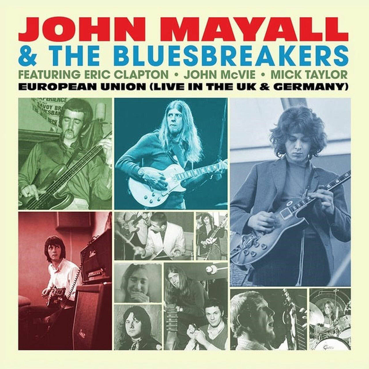 John Mayall & The Bluesbreakers European Union (Live In The UK & Germany) Hand-Numbered Limited Edition LP (Color Vinyl)