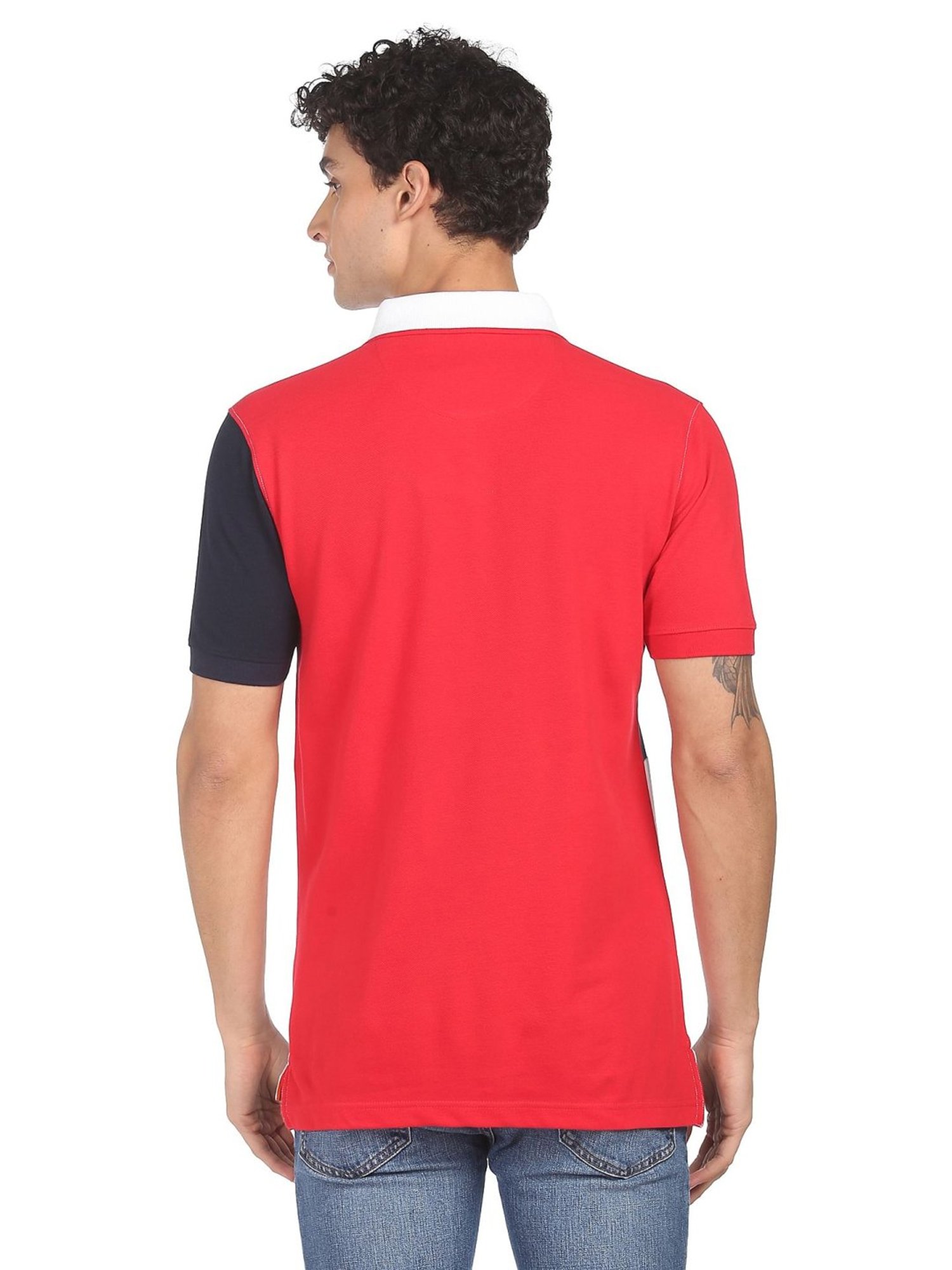 AD by Arvind Multicolor Polo T-Shirt