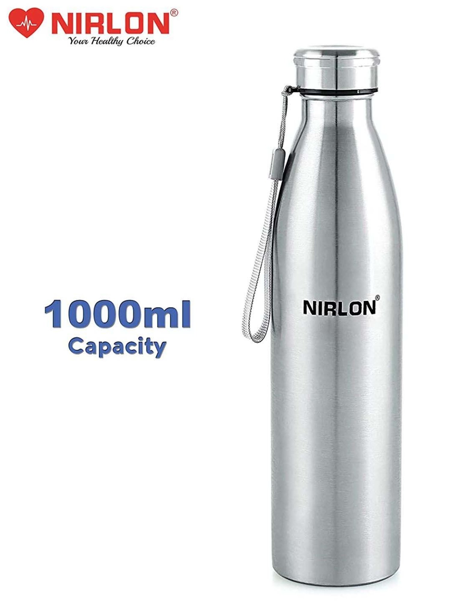 Milton Elfin Silver Stainless Steel Insulated Water Bottle (160 ml) - Set of 1