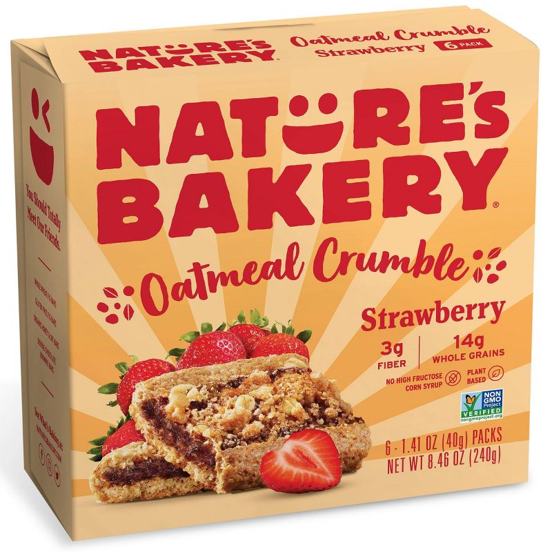 Nature's Bakery Strawberry Crumble Bar - 6ct