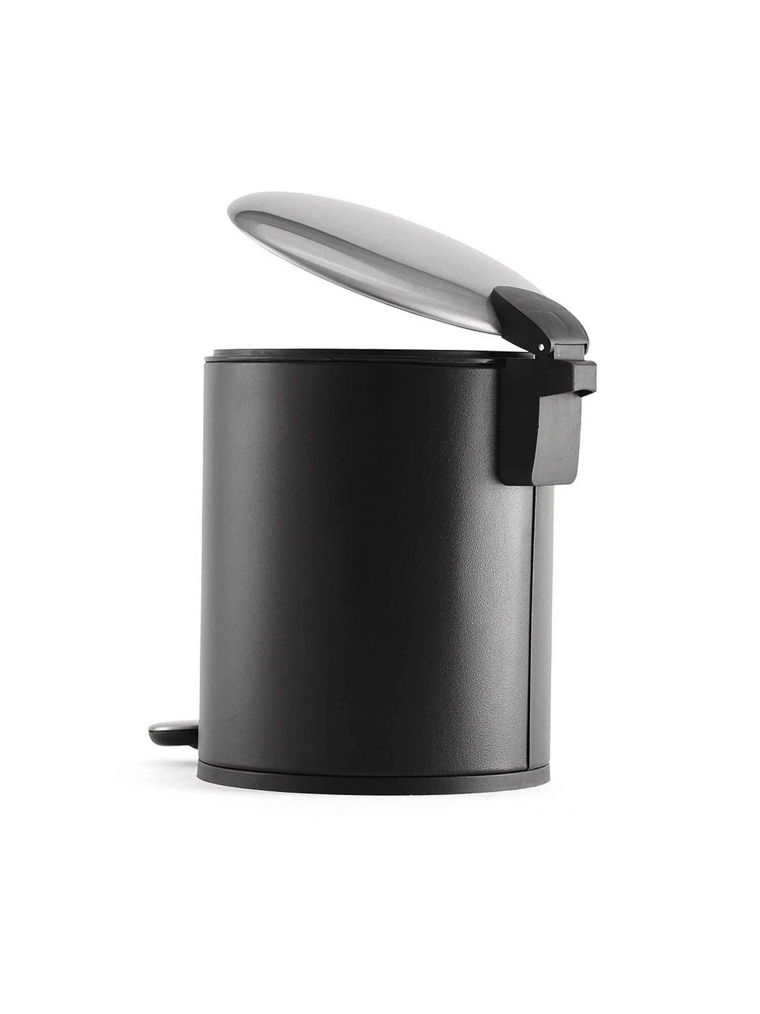 Pure Home and Living Black Stainless Steel Bins