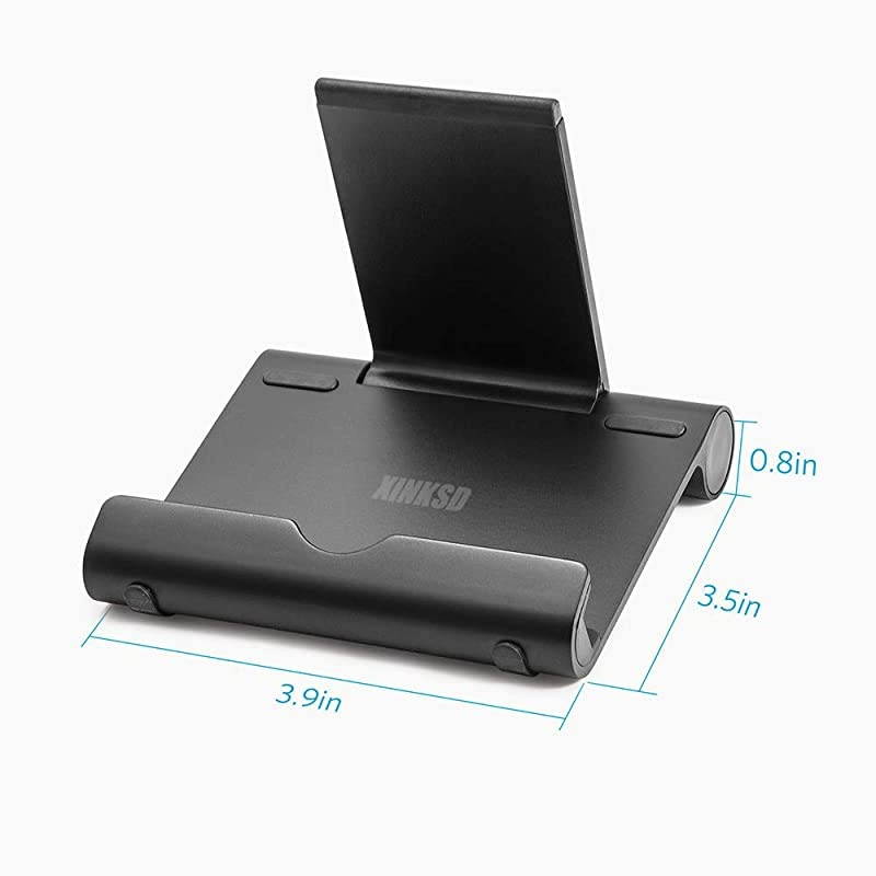 Phone Stand for Tablets, e-Readers and Smartphones, Multi-Angle Compatible with iPhone X/8/8 Plus/7/7 Plus, Samsung Galaxy S8/S7/Note 8, iPad Mini