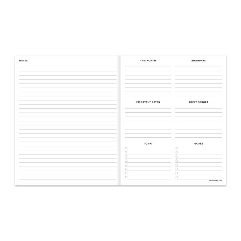 2021-22 Academic Planner 8"x6.5" Hopes & Groceries Monthly - The Time Factory