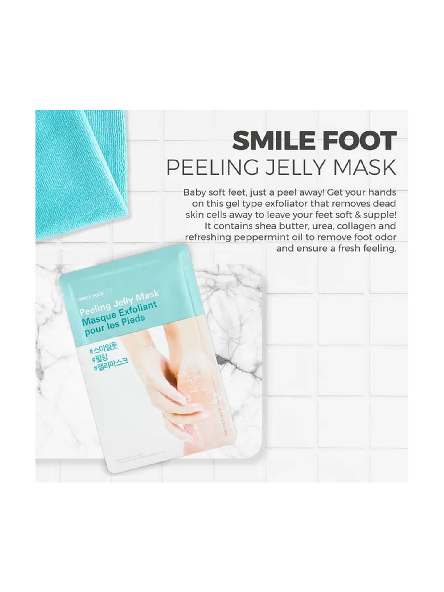 The Face Shop Smile Foot Peeling Jelly Mask