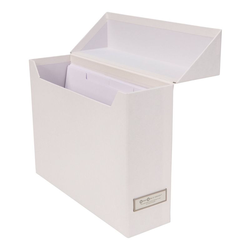 Lovisa File Box with 12 Files White - Bigso Box of Sweden