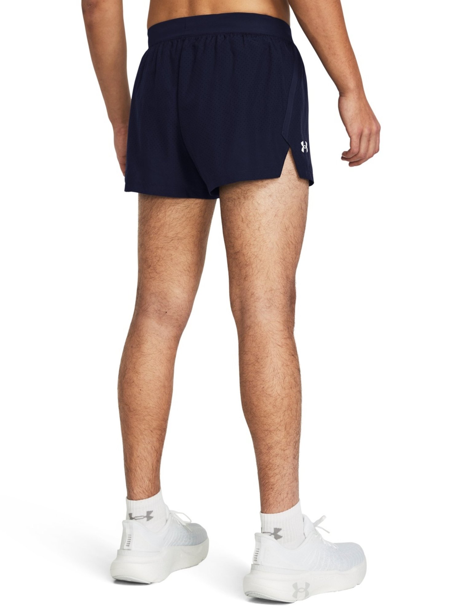 Under Armour Blue Fitted Logo Printed Shorts