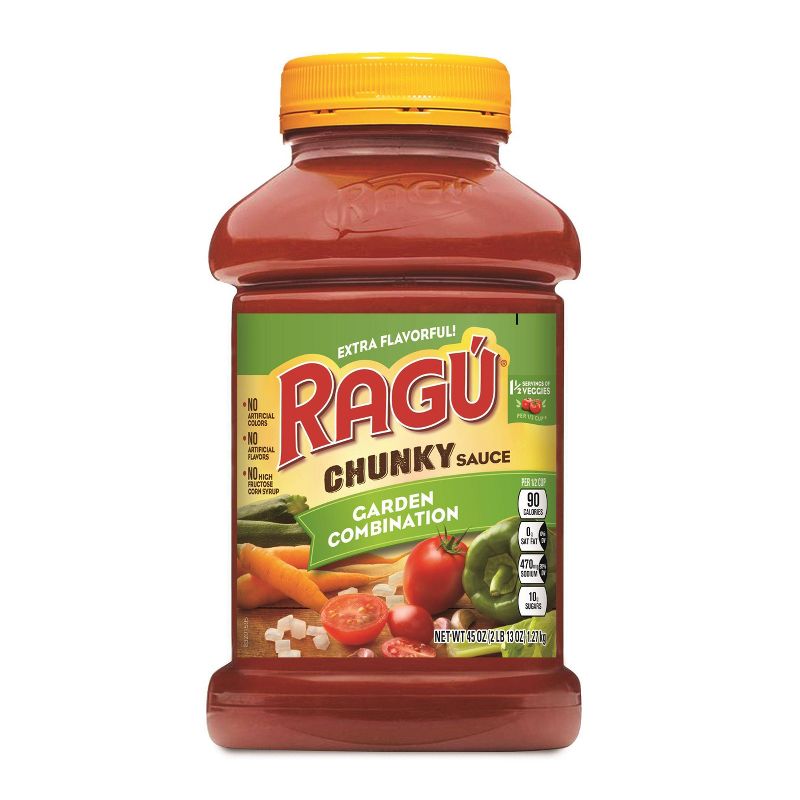 Ragu Chunky Garden Combination Pasta Sauce - 45oz