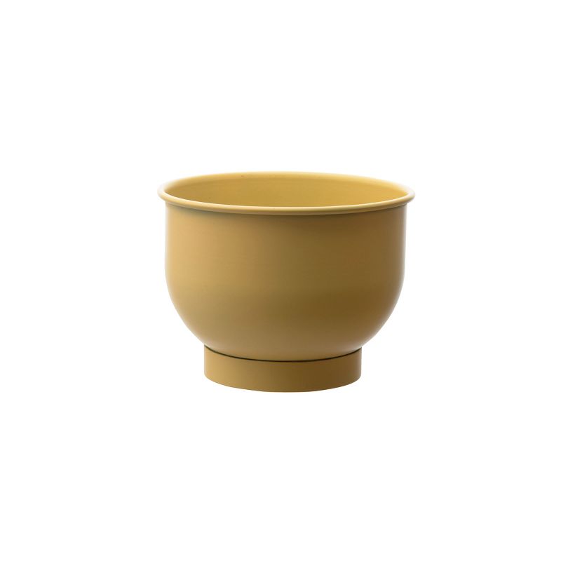 The HC Companies 3 Inch Round Plastic Sprite Decorative Indoor Flower Succulent Planter Pot with Drain Plug Hole, Artisan Taupe