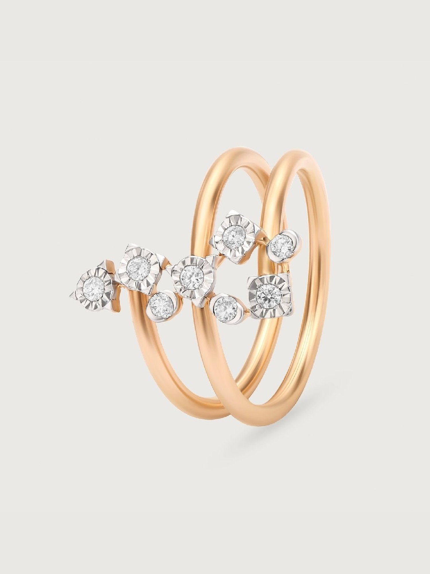 Mia by Tanishq Starry Romance 14k Diamond Finger Ring