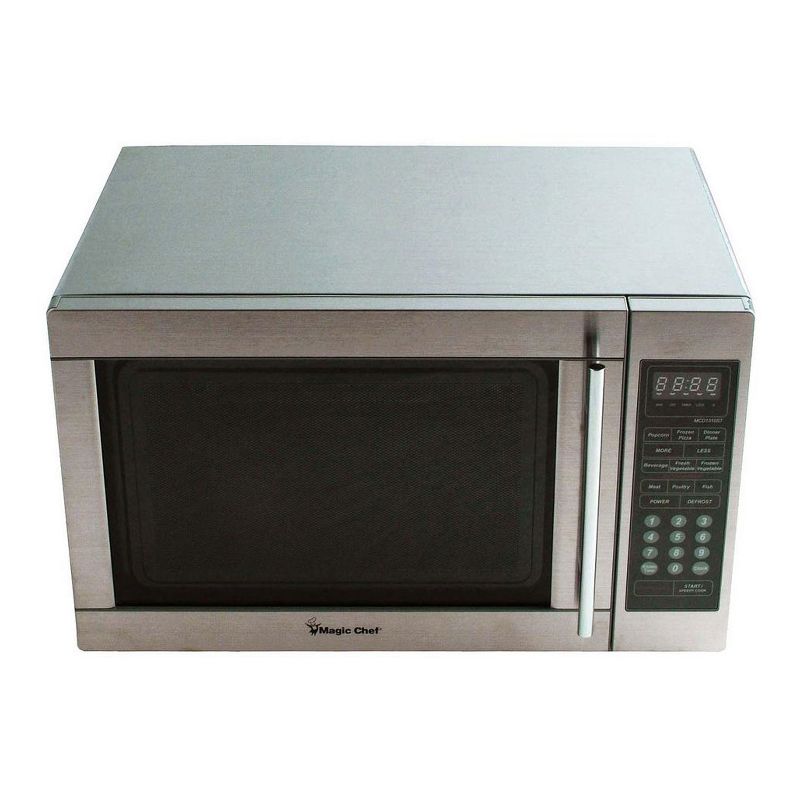 BLACK+DECKER 1.3 cu ft 1000 Watt Microwave Oven Black Stainless Steel