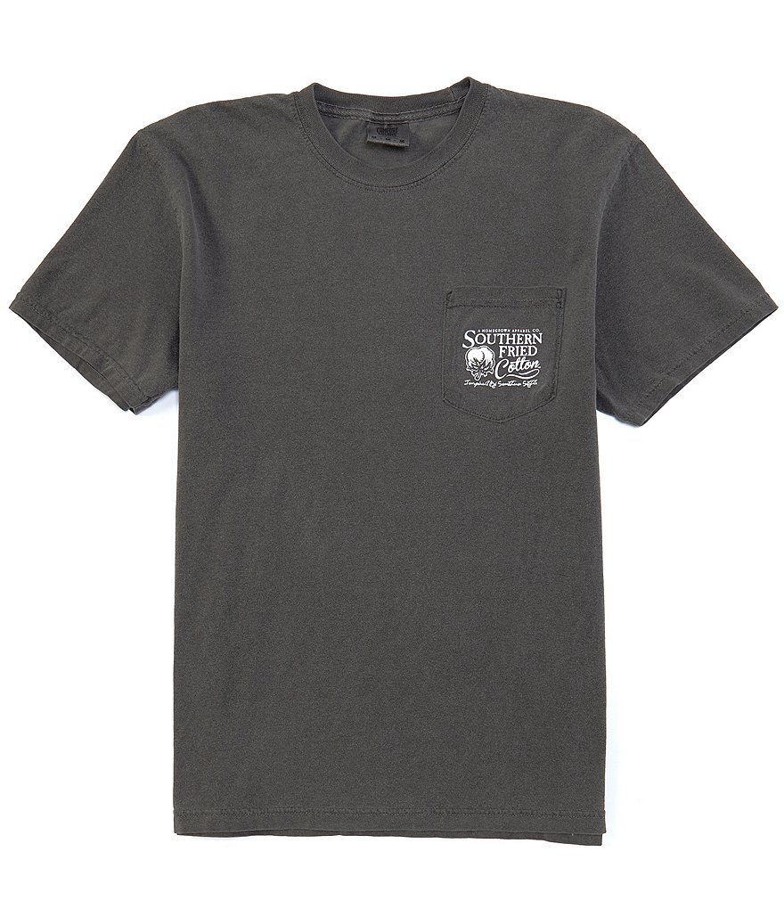 Southern Fried Cotton Men's Piper Short-Sleeve Pocket Graphic Tee