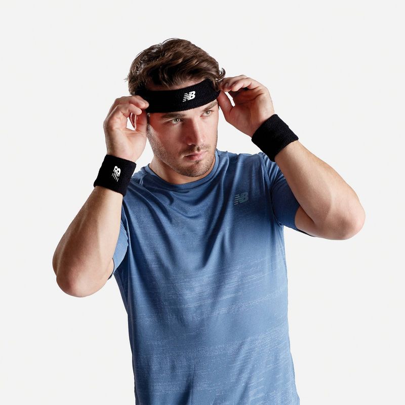 New Balance Sweatband 3pc - Black