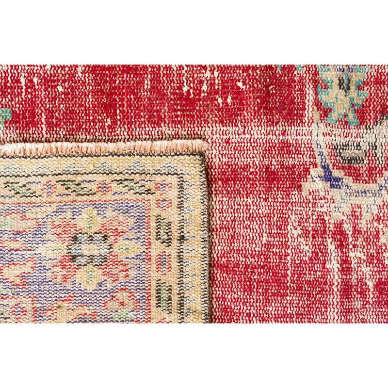 6'4"x9'8" Vintage One-of-a-Kind Ritienne Rug Red - Revival Rugs