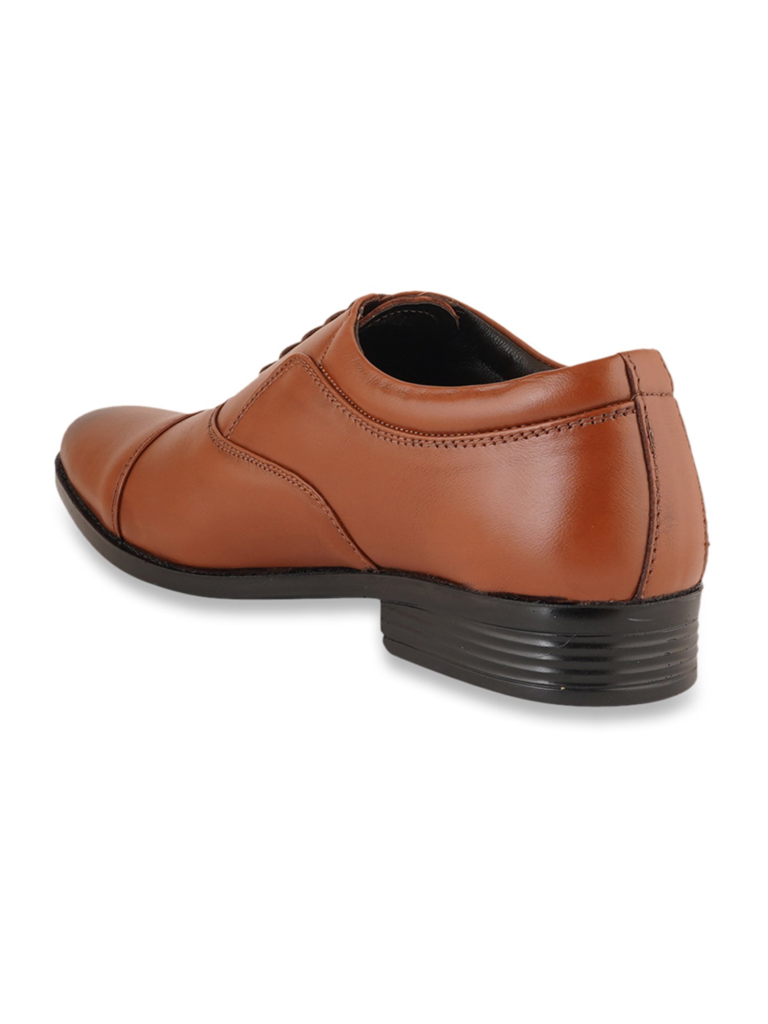 Pelle Albero Men's Tan Oxford Shoes