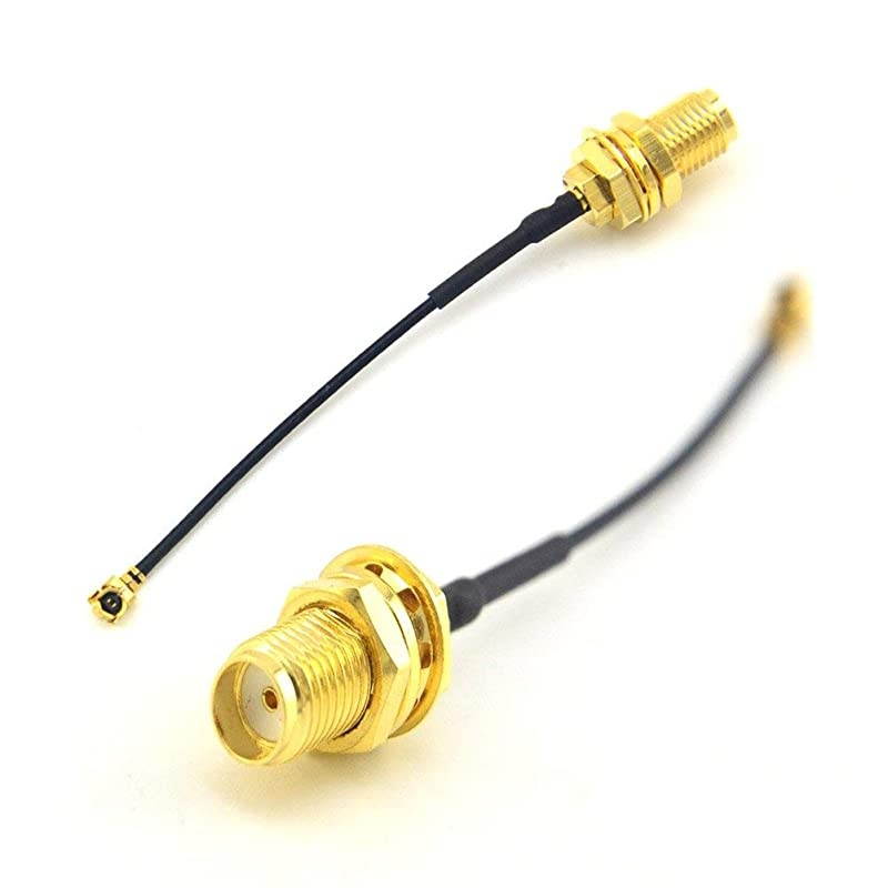 5pcs IPX IPEX UFL to SMA Female Pigtail Antenna WiFi Coaxial Low Loss Cable 6 inch 15cm