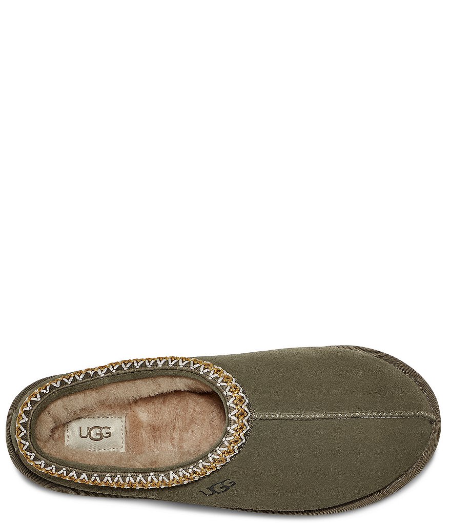 UGG&reg; Men's Scuff Logo Suede Slippers