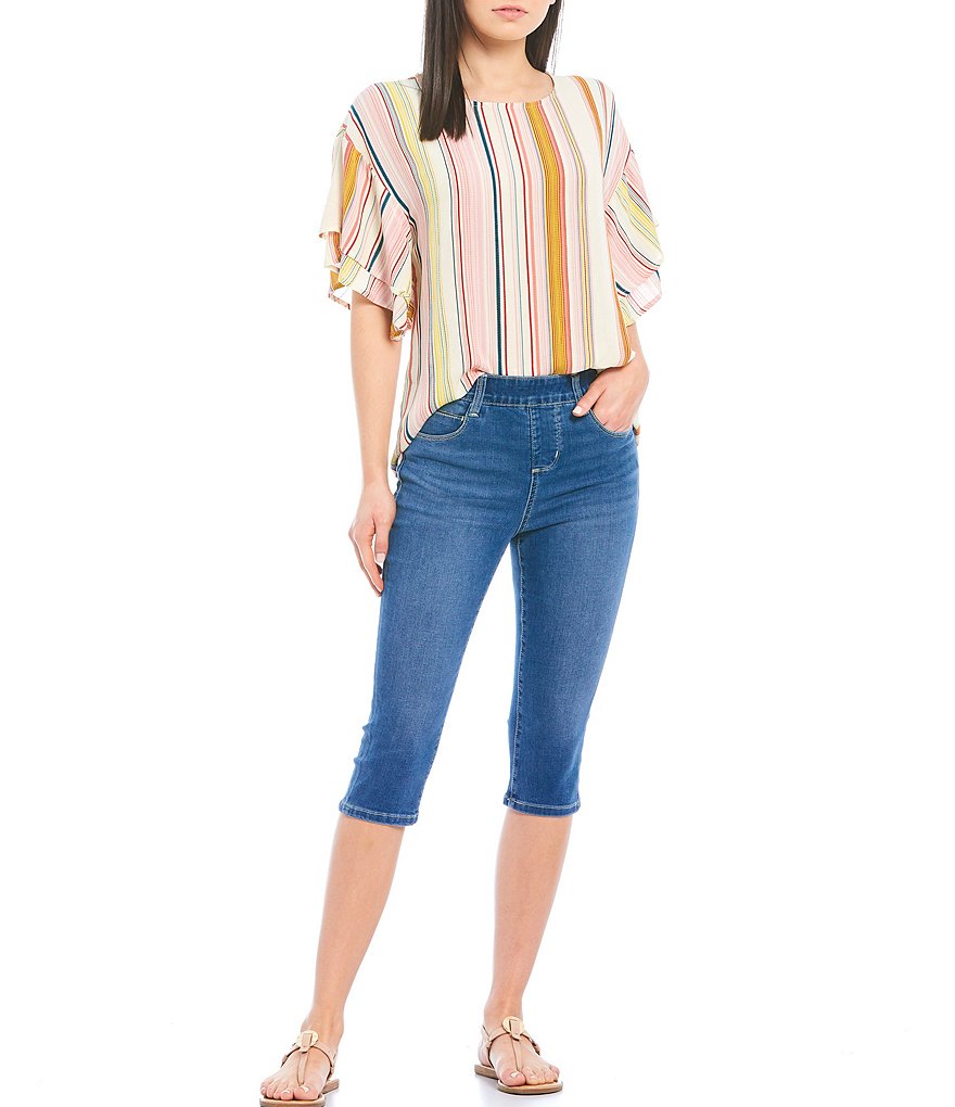 Jag Jeans Bryn Pull-On Pedal Pusher Jeans